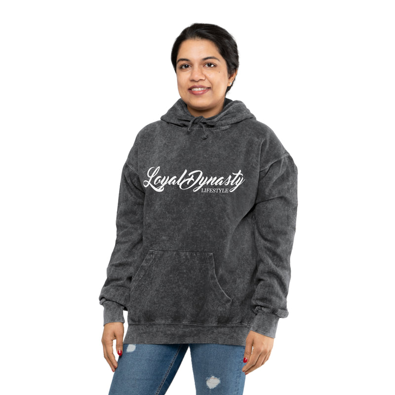 LD Script & Guardian Angels Unisex Mineral Wash Hoodie