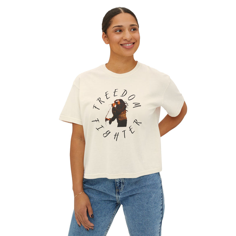 LD Freedom Fighter Women's Boxy Tee