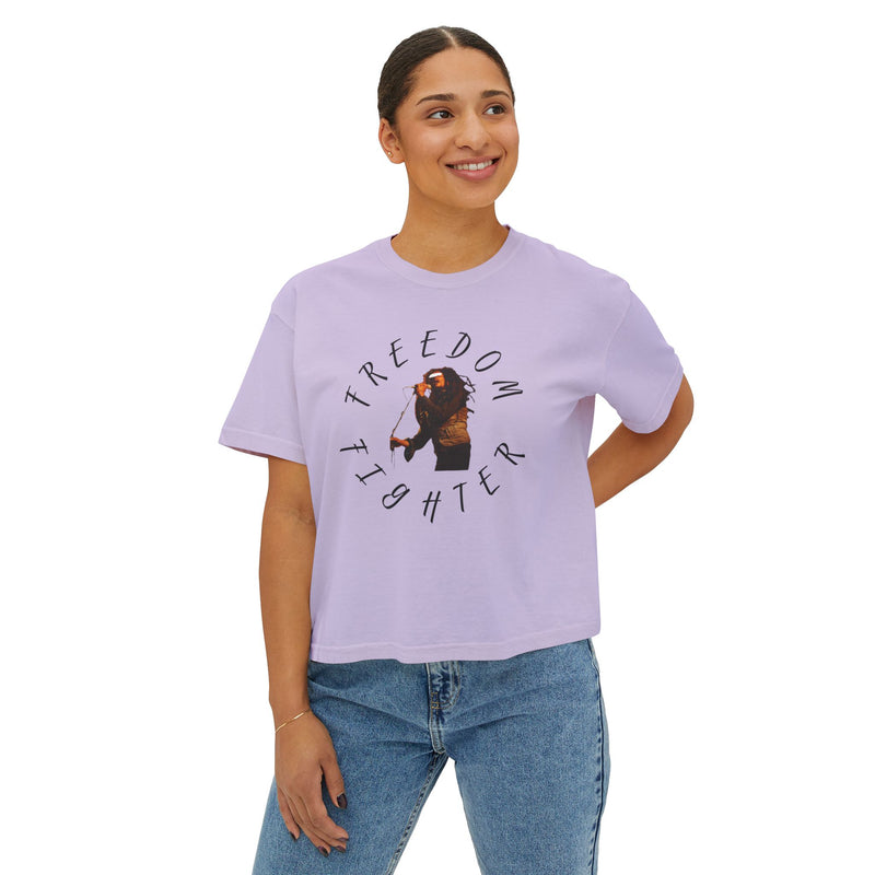 LD Freedom Fighter Women's Boxy Tee