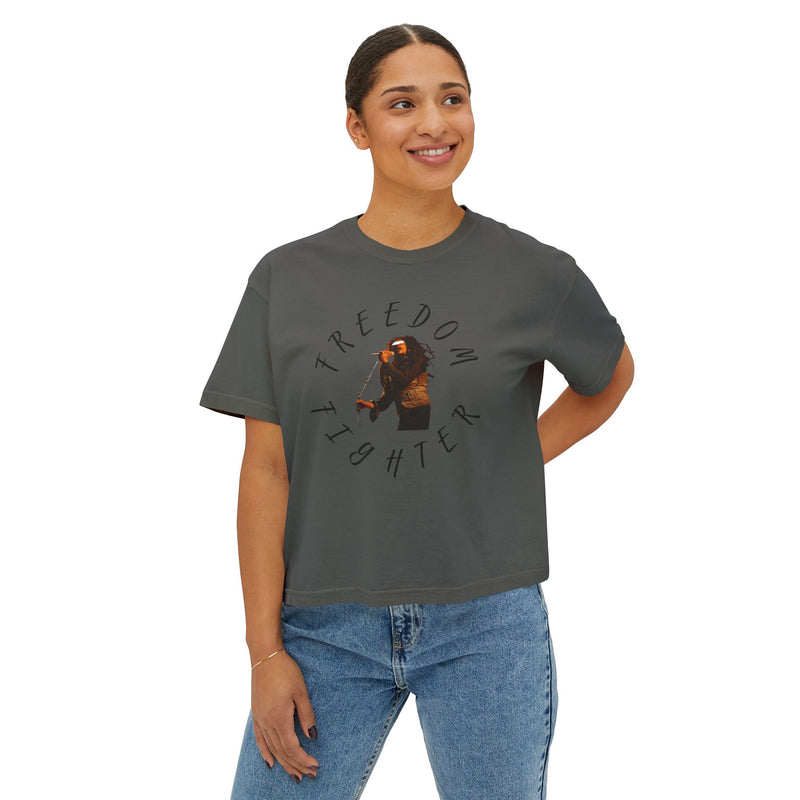 LD Freedom Fighter Women's Boxy Tee