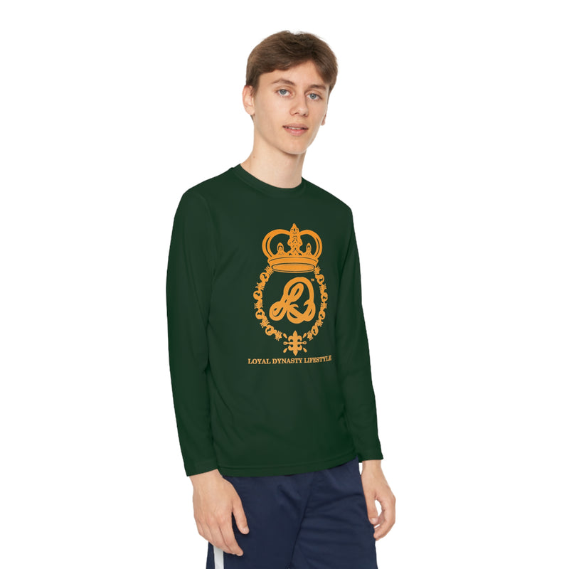 LD Trademark Logo Youth Long Sleeve Competitor Tee