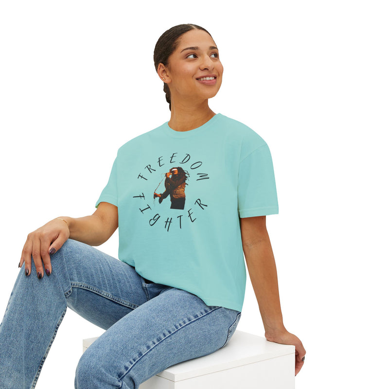 LD Freedom Fighter Women's Boxy Tee