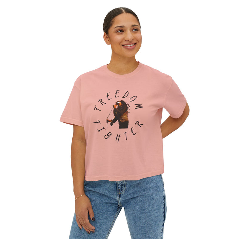 LD Freedom Fighter Women's Boxy Tee