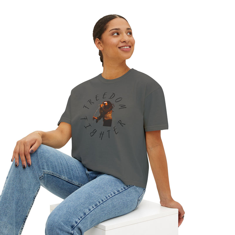 LD Freedom Fighter Women's Boxy Tee