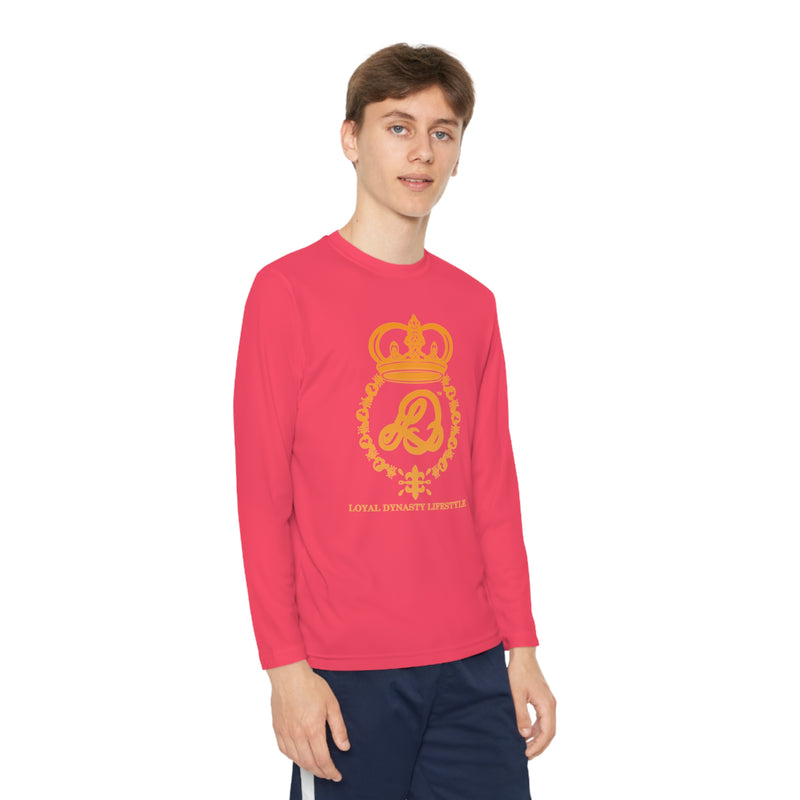 LD Trademark Logo Youth Long Sleeve Competitor Tee