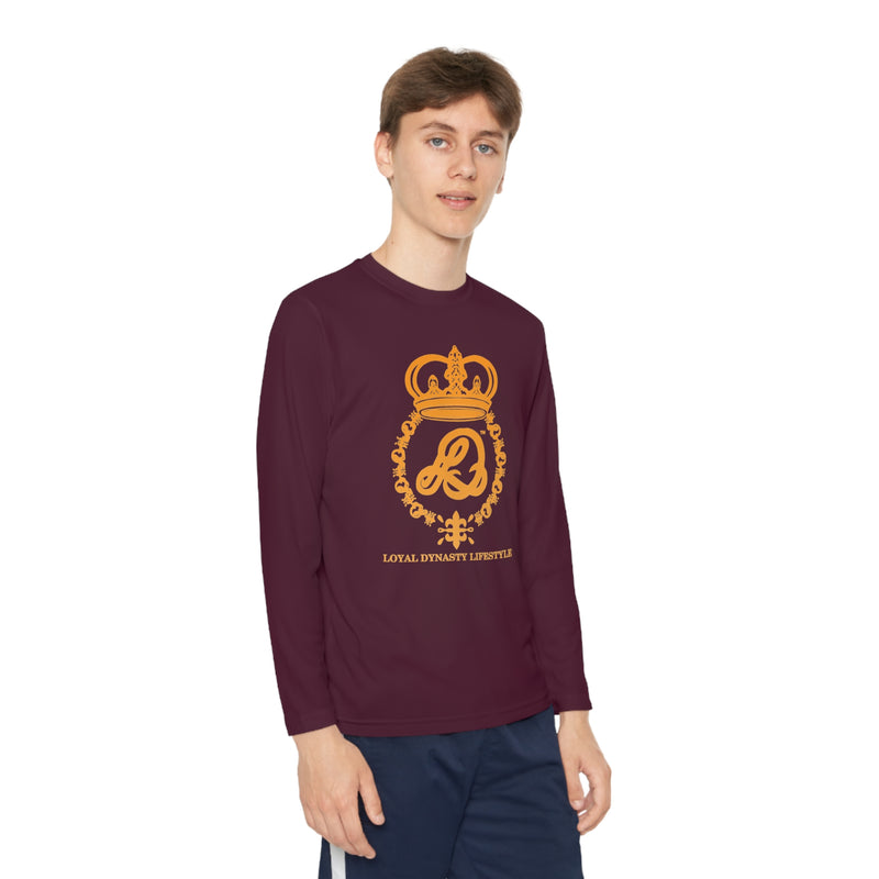 LD Trademark Logo Youth Long Sleeve Competitor Tee