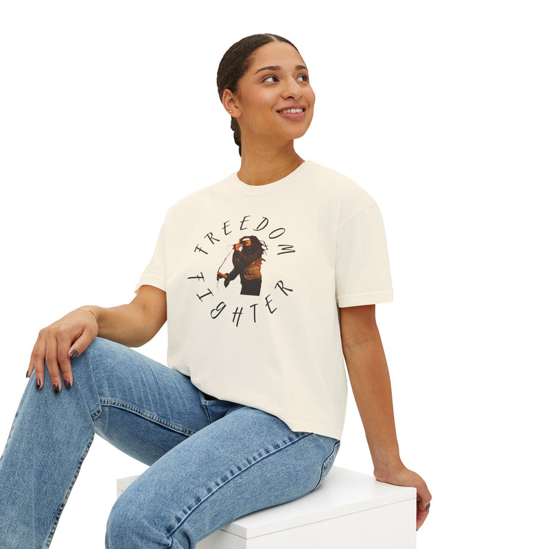 LD Freedom Fighter Women's Boxy Tee