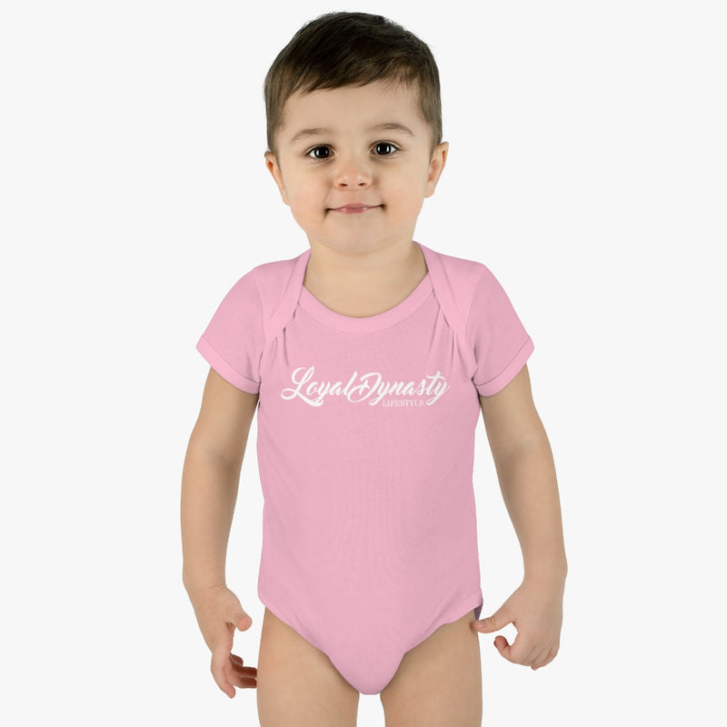 LD Script Infant Baby Rib Bodysuit