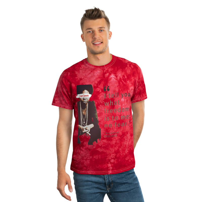 LD Freedom Fighter Tie-Dye Tee, Crystal